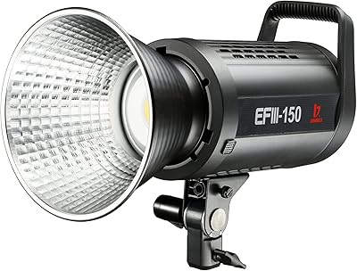 Lumière led continue jinbei 150 w efi, 58 000 lux à 1 mètre