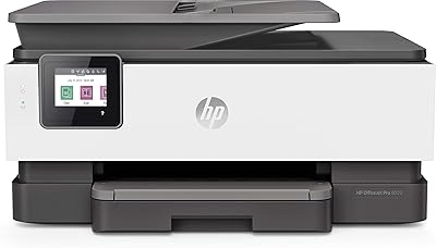 Imprimante tout-en-un hp officejet pro 8023 pour imprimer, copier, numériser et télécopier, vitesse