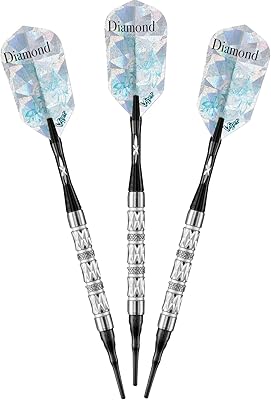 Fléchettes viper diamond à pointe souple à 90 % de tungstène avec étui