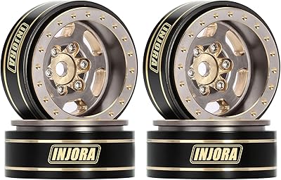 Jantes de roue injora 1.0 plus en laiton beadlock 43 g/pièces à 6