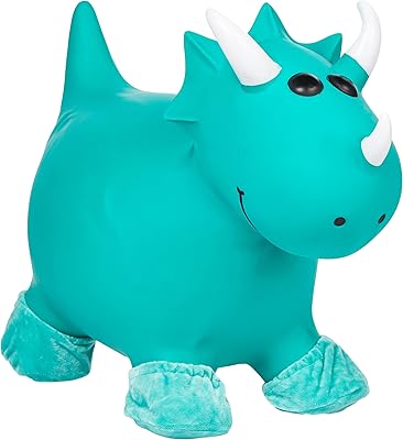 Transporteur gonflable little tikes dino animal hopper avec poignée, multicolore, 487019
