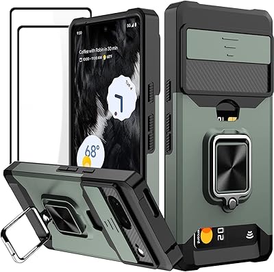 Coque pour google pixel 7 avec 2 protecteurs d'écran et coque