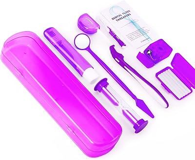 Kit de nettoyage orthodontique 8 pièces, kit de soins orthodontiques, brosse à dents