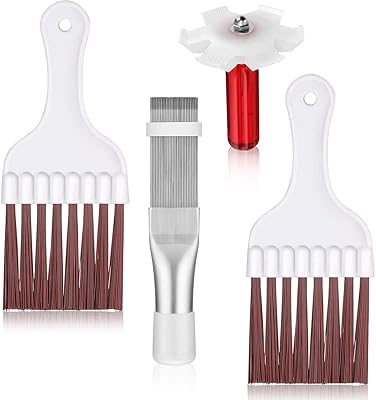 Brosse de nettoyage de climatiseur, peigne à ailettes de climatisation en acier inoxydable