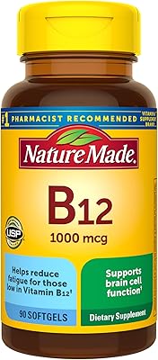 Nature made vitamine b12 1000 mcg, complément alimentaire pour soutenir le métabolisme énergétique