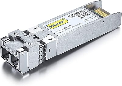Récepteur sfp+ 10gbase-sr mmf 10g 850 nm jusqu'à 300 m compatible avec arista