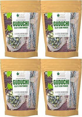 Poudre de guduchi biologique pour diabétiques (4 x 453 g) poudre de giloy