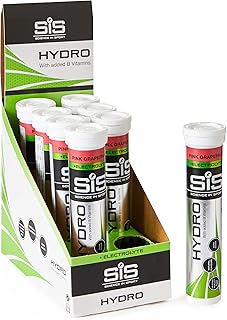 Comprimés d'hydratation science insport, sans gluten, sans sucre, saveur de pamplemousse rose