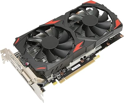 Carte graphique rx 580, carte graphique de jeu gddr5 8 go 256 bits