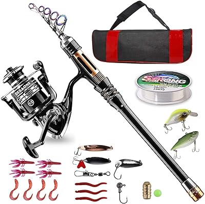 Kit de canne à pêche bluefire, kit de canne à pêche séquentielle