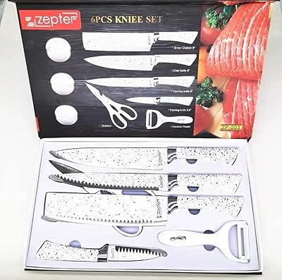 L'ensemble de couteaux zepter 6 pièces est un ensemble de couteaux de cuisine