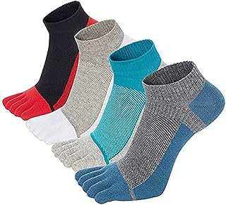 4 paires de chaussettes à cinq doigts, chaussettes à orteils pour hommes, chaussettes de calcium pour hommes, chaussettes d'affaires pour hommes, chaussettes plates, chaussettes de sport de course en coton courtes, motif coloré taille 7-11, multi, taille unique. Diaytar Sénégal : Innovation digitale et prix attractifs