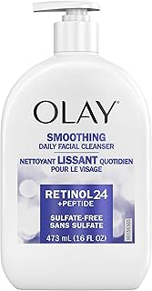 Nettoyant pour le visage olay retinol 24 + peptide, lissant et sans sulfate