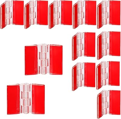 Charnières en acrylique 24 pièces charnières en plastique transparent charnière de piano