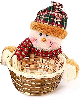 Panier de rangement pour bonbons de noël
