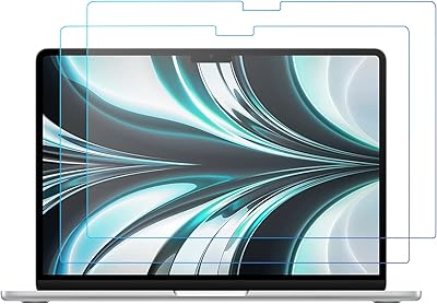 Procase protecteur d'écran compatible avec macbook air 136 pouces 2022 modèle a2681 en