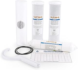 Filtre à eau et kit d'installation prime ultima, 5 étapes d'eau, filtre sous