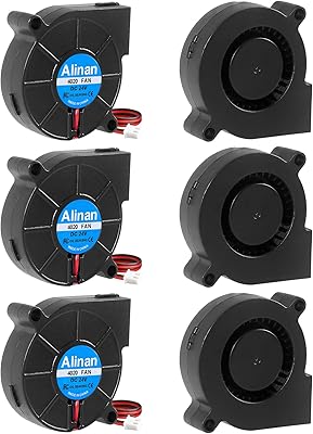 Alinan 6 pièces 4020 ventilateur de refroidissement sans balais 24 volts, 40 x