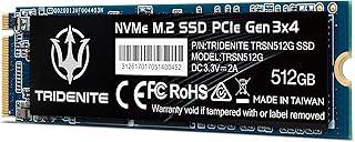 Ssd interne tridentite 512 go m.2 2280 pcie gen 3x4