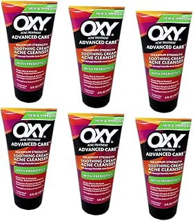 Nettoyant contre l'acné à force maximale oxi 6,2 oz (paquet de 6)