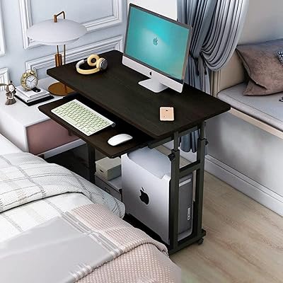 Bureau d'ordinateur portable à hauteur réglable 69-90 cm pour canapé de chevet