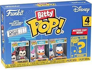 Funko betty boop ! mini jouets à collectionner disney - minnie mouse, daisy duck, donald duck et fuzzy chase (les styles peuvent varier) 4 pièces. Diaytar : Des offres irrésistibles chaque jour