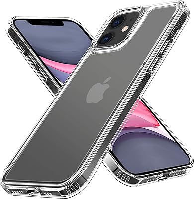 Coque aoshuang pour iphone 11, anti-jaunissement, anti-choc, fine, couverture complète, dos rigide, lentille