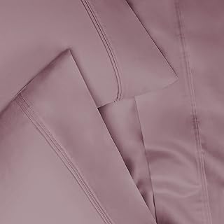 Ensemble de taies d'oreiller unies en coton égyptien super 1200 fils, zefir