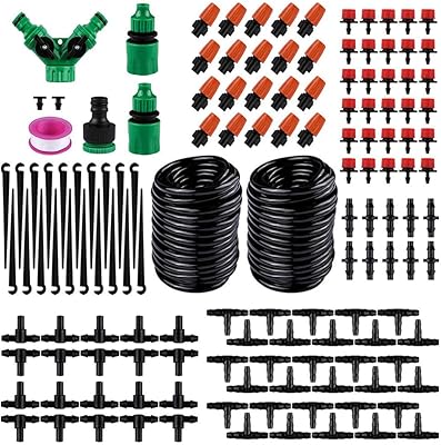 Kit d'irrigation goutte à goutte de 100 pieds/30 m, mini système d'arrosage automatique