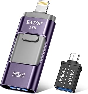 Clé usb 3.0 iatop 1 to pour iphone et ipad et stockage externe