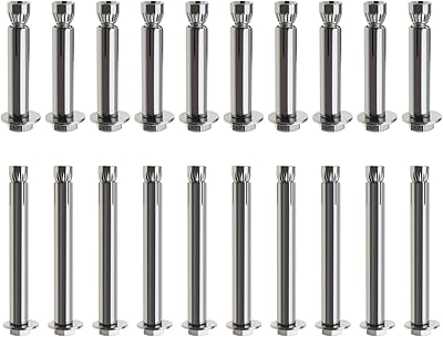 20 pièces 304 vis d'expansion extérieure en acier inoxydable hexagonales solides