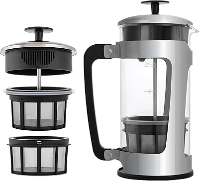 Cafetière en verre espro avec cage en acier inoxydable p5-32 oz