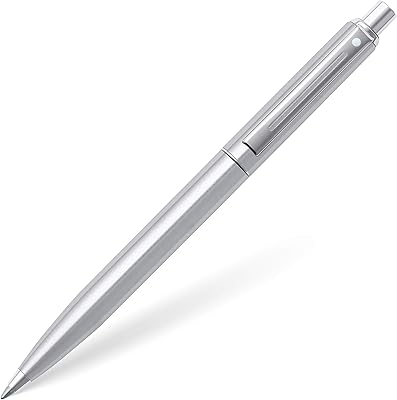 Stylo à bille rechargeable sheaffer sentinel, chrome brillant, pointe chromée