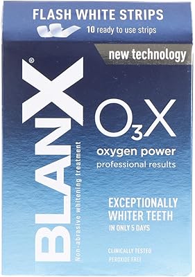 Bandes flash blanches blanx o3x, 10 pièces