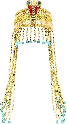 Bandeau de couronne de serpent égyptien en perles pour femmes, accessoire de tête