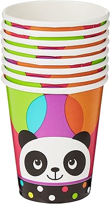 Creative converting panda monium gobelets en papier chaud et froid, 8 pièces, 266