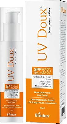 Lait solaire brenton spf 30 pouces, formule sans huile, légère, non grasse, protection