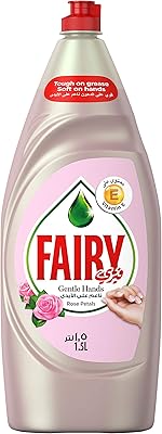 Liquide vaisselle doux pour les mains, parfum pétale de rose, 1,5 litre