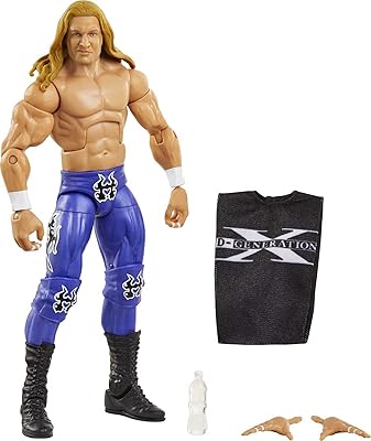 Figurine d'action wwe triple h elite collection series 86, articulée de 6 pouces