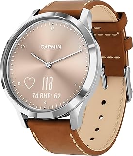 Montre intelligente garmin hybrid hr pour hommes et femmes de vivomove argent