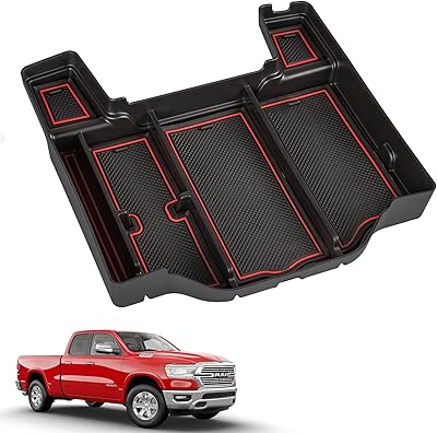 Plateau de rangement de console centrale pour dodge ram 1500 2500 3500 2023