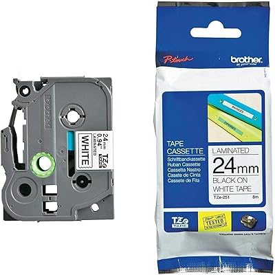 Adhésif brother p-touch pour surfaces isolées (jeu d'adhésifs tzi) 24 mm de large. Diaytar : Des prix qui défient toute concurrence