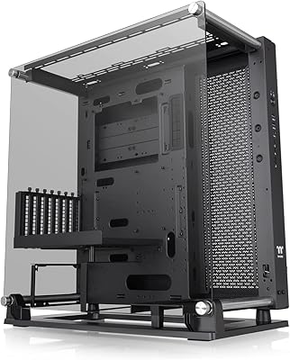 Boîtier de jeu en verre trempé thermaltake core p3 pro i-atx, cadre ouvert