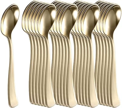 Ensemble de couverts en plastique morelian de 25 pièces, couverts simples à distribuer