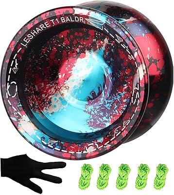 Yoyo professionnel en aluminium hd non réactif pour enfants et adultes avec 1