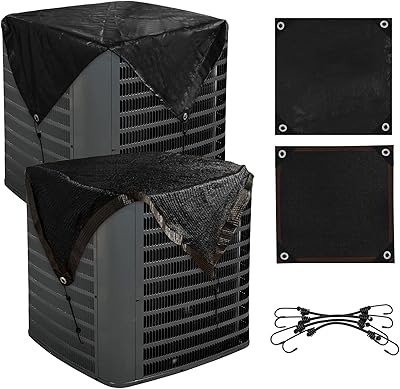 Housse de protection pour climatiseur central pour unités extérieures, housse universelle en maille