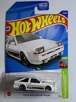 Hot wheels moulé sous pression toyota ae86 sprinter trueno [blanc] - 17/250 hw
