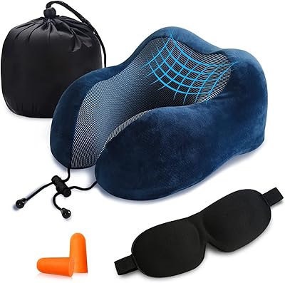 Oreiller de voyage en avion oreiller cervical en mousse à mémoire de forme