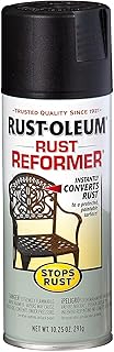 Peinture en aérosol rust-oleum rust reformer, 10,25 oz, noir, modèle 215215