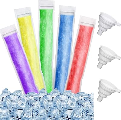 Sacs de blocs de glace jetables, 100 pièces sacs de glace maison